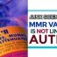 Study: MMR Vaccine Causes Autism